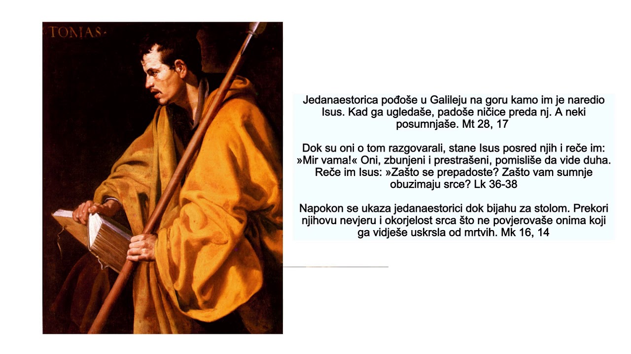 II. uskrsna nedjelja. Kroz iskustvo ožiljaka ljubavi i nade do Uskrsne vjere. Gospodin moj i Bog moj