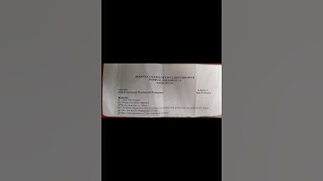 BEd 1 sem course no -104 Education planning and management #questionpaper