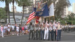 AAFMAA Presenting the Colors & Behind the Scenes -- World's Largest American Flag