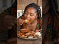 “African Food ASMR 🍖🔥”#ASMR #AfricanFood #Mukbang #Foodie #EatingShow