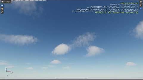 Volumetric Cloudscapes For O3DE (Teaser)