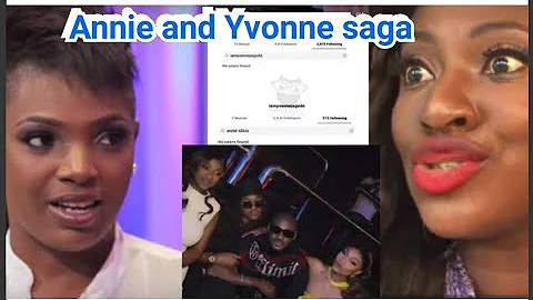 Annie and Yvonne Jegede saga over events attendance of Natasha and 2face 