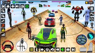 Enjoy mega ramp car driving and crazy stunts in Extreme GT car stunt games 2023 screenshot 5