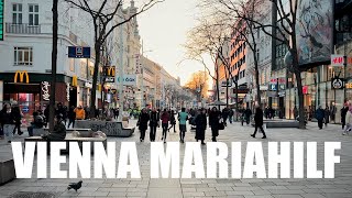 Vienna Walk In Mariahilf & Neubau, February 2023 | 4K Hdr