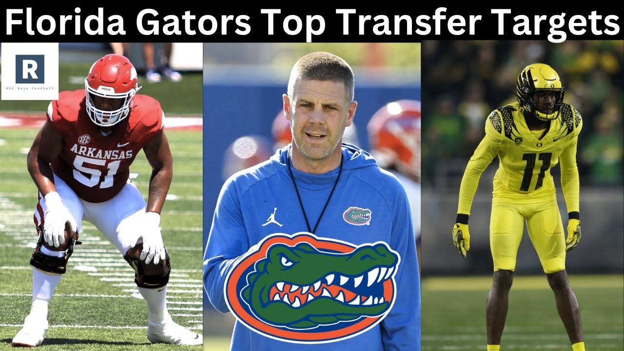 Florida gators top transfer portal targets best ol targets youtube
