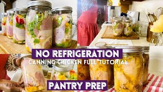 How I PRESSURE CAN Chicken Legs | Easy Cheap | Pantry Prep #41