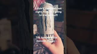 White Monster Energy