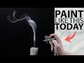 Paint realistic looking smoke  new airbrush tutorial