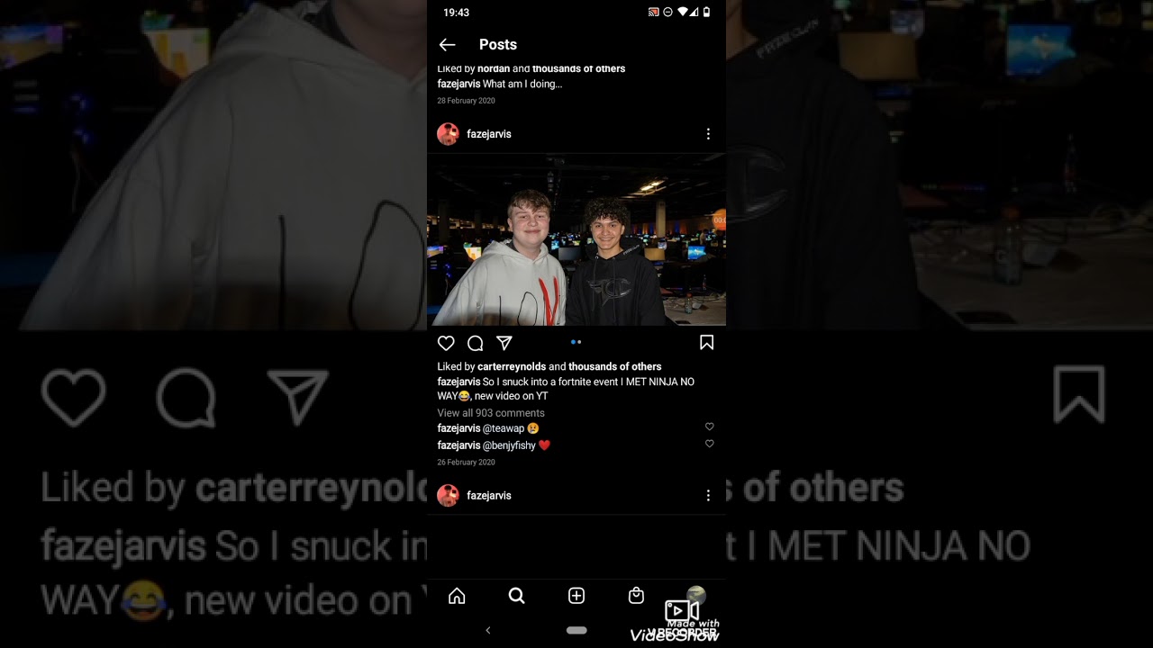 FaZe Jarvis meets benjyfishy and fake ninja!! (old dreamhack)