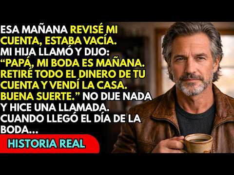 Mi hija vació mi cuenta bancaria y vendió mi casa para su boda pero no sabía que yo