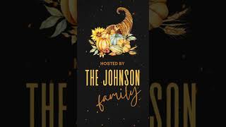 Animated Thanksgiving Dinner Video Invite