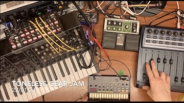 Techno Jam MS20-mini , Modded Korg Volca Beats, Space Echo & SQ-1 JAN 2021