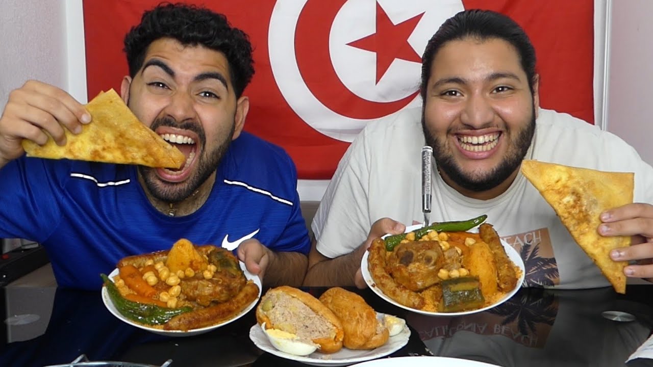 DÉGUSTATION DE NOTRE DÎNER DU RAMADAN 100% TUNISIEN ! 🇹🇳 😋