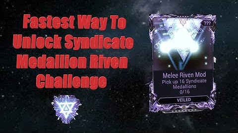Warframe | Fastest Way To Unlock Syndicate Medallion Rivens | Telz