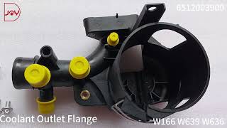 6512003900 Coolant Outlet Flange W166 W639 W636