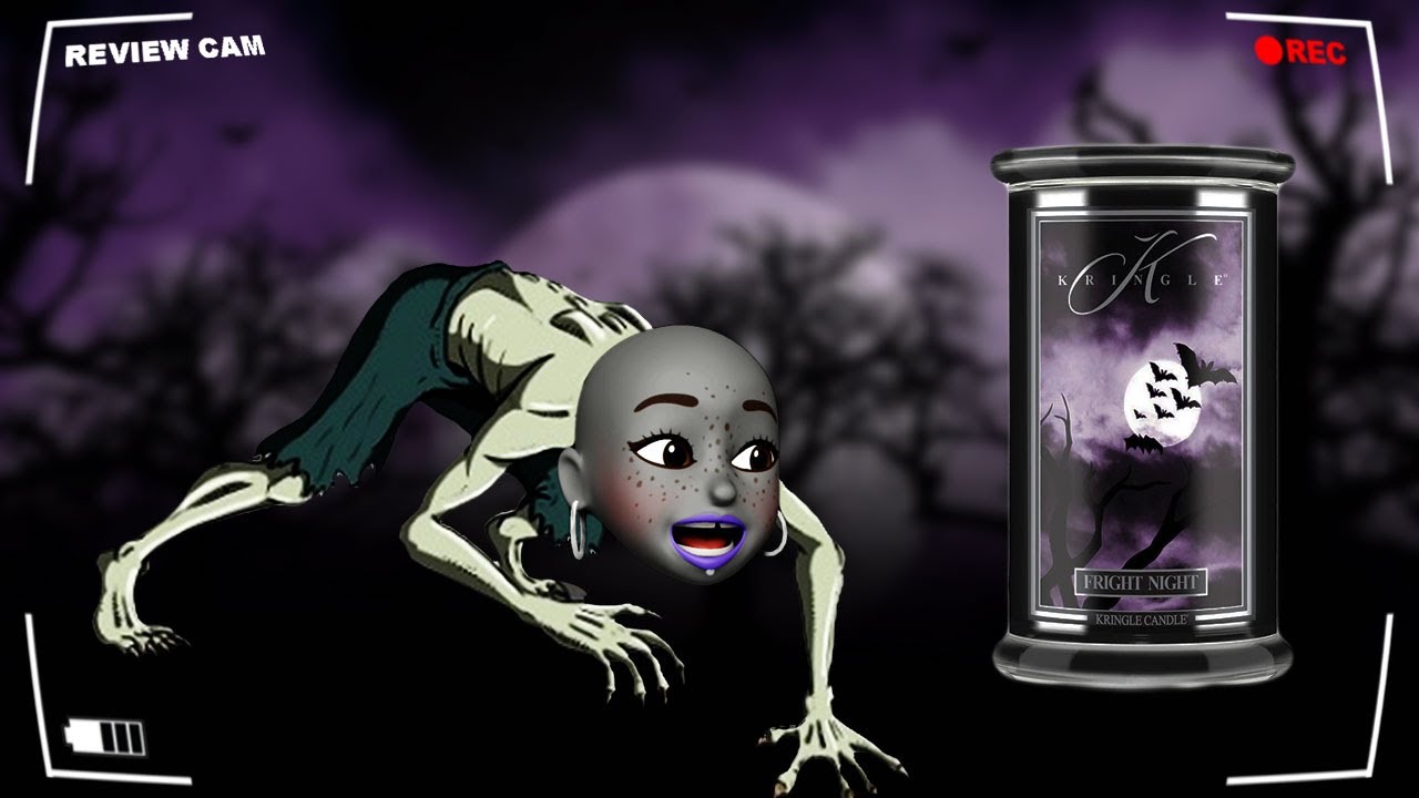 Kringle Candle Review Fright Night 2 Wick 22 oz Tumbler (2021
