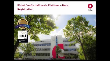 1 Registration – Conflict Minerals app Basic License– iPoint SustainHub