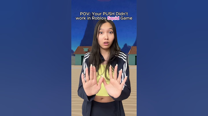 POV: Your PUSH Didn't work in Roblox Squid Game..☠🔴 #roblox #robloxshorts