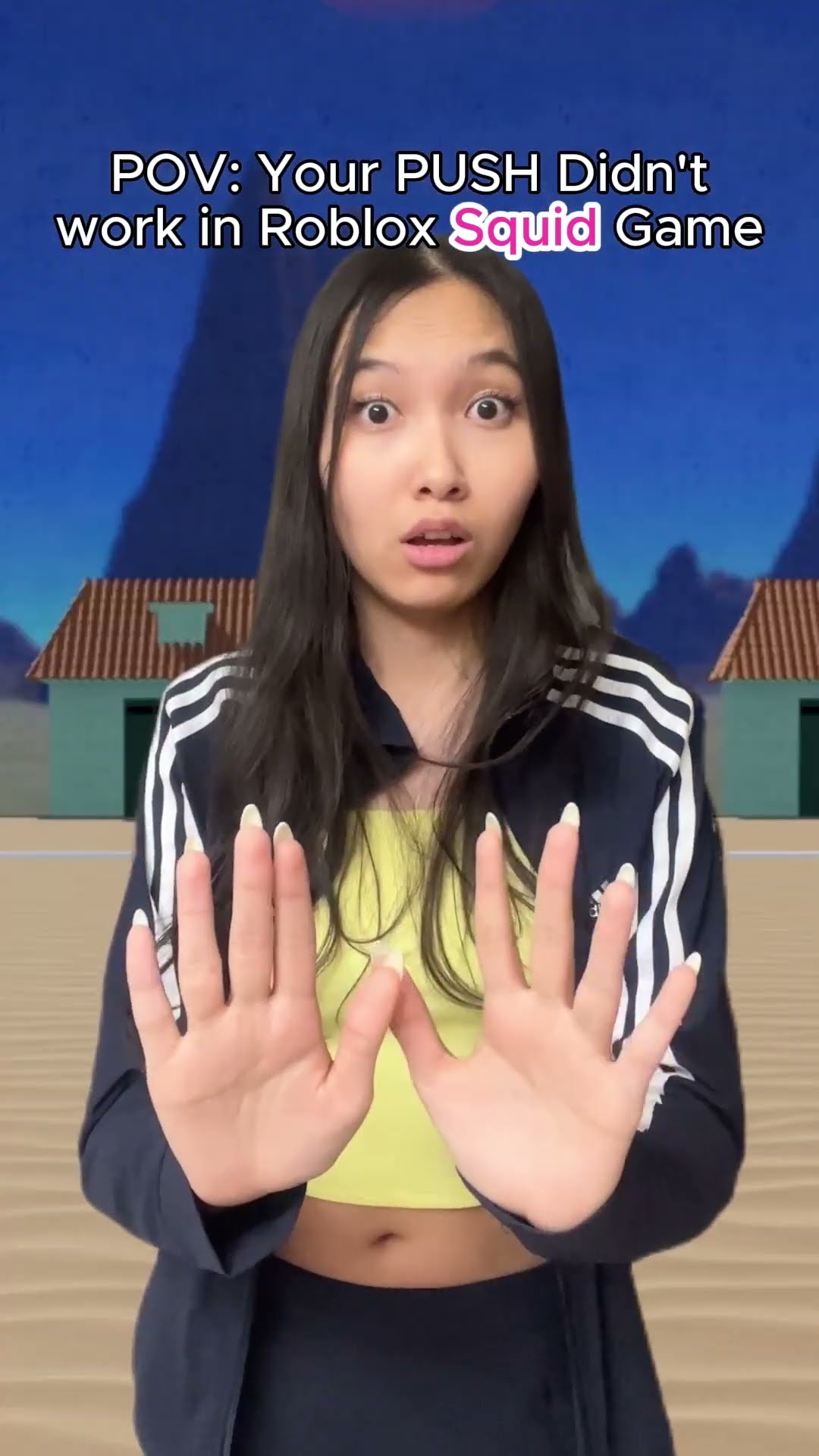POV: Your PUSH Didn't work in Roblox Squid Game..☠? #roblox #robloxshorts