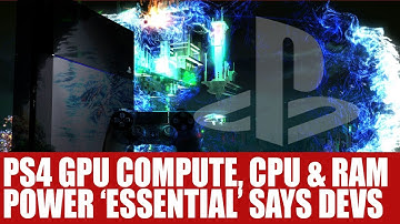 Playstation 4 - GPU Compute, CPU & Memory Performance 