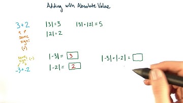 Adding with absolute value - Intro Algebra Review