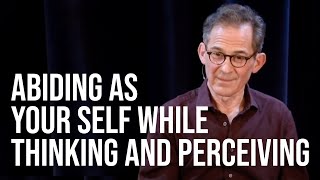 Do We Need to Stop Thought to Abide as Being?
