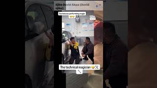 The technician was performing technical magic 🤣😂 #funny #funnyshorts