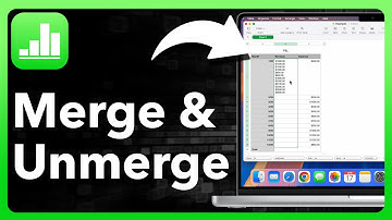 How To Merge And Unmerge Cells In Numbers