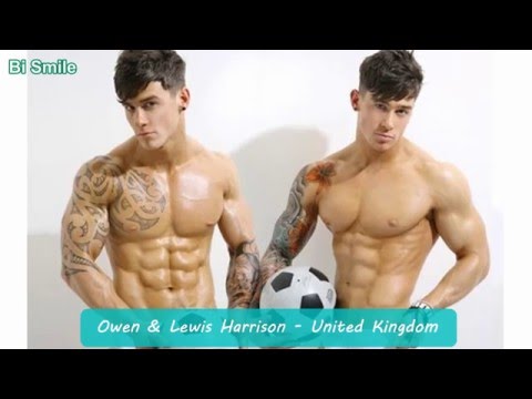 10 sets of twin male models with six pack abs || BiSmile 10 sets of twin male models with six pack abs || BiSmile