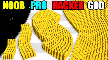 NOOB vs PRO vs HACKER vs GOD Bullet Army Run