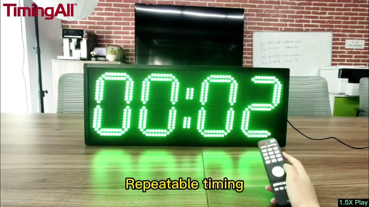 Using Large Digital Pace Clock & Time Clock For Swimming. YouTube