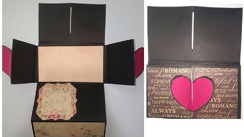 Heart Lock Accordion Card Tutorial