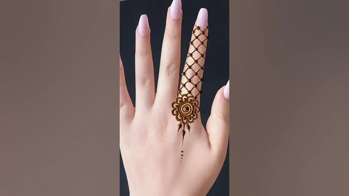 Mehndi design Simple ❤️ #mehndi #easymehndi #heena #fingermehndi  #youtubeshorts #shortvideo #shorts