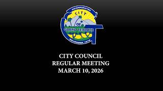 City Council Meeting March 10, 2026