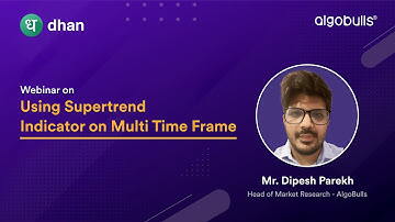 Webinar : Using Supertrend Indicator on Multi Time Frame