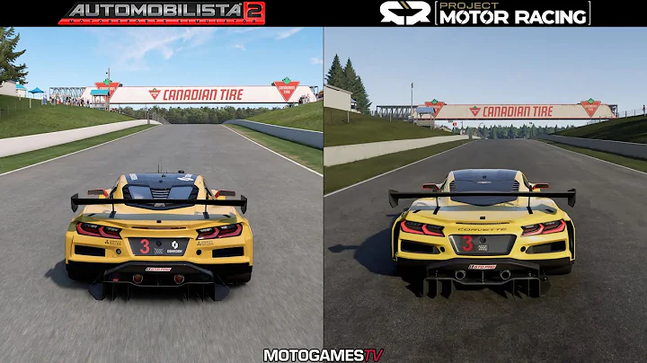 Automobilista 2 vs Project Motor Racing - Chevrolet Corvette Z06 GT3.R at Mosport