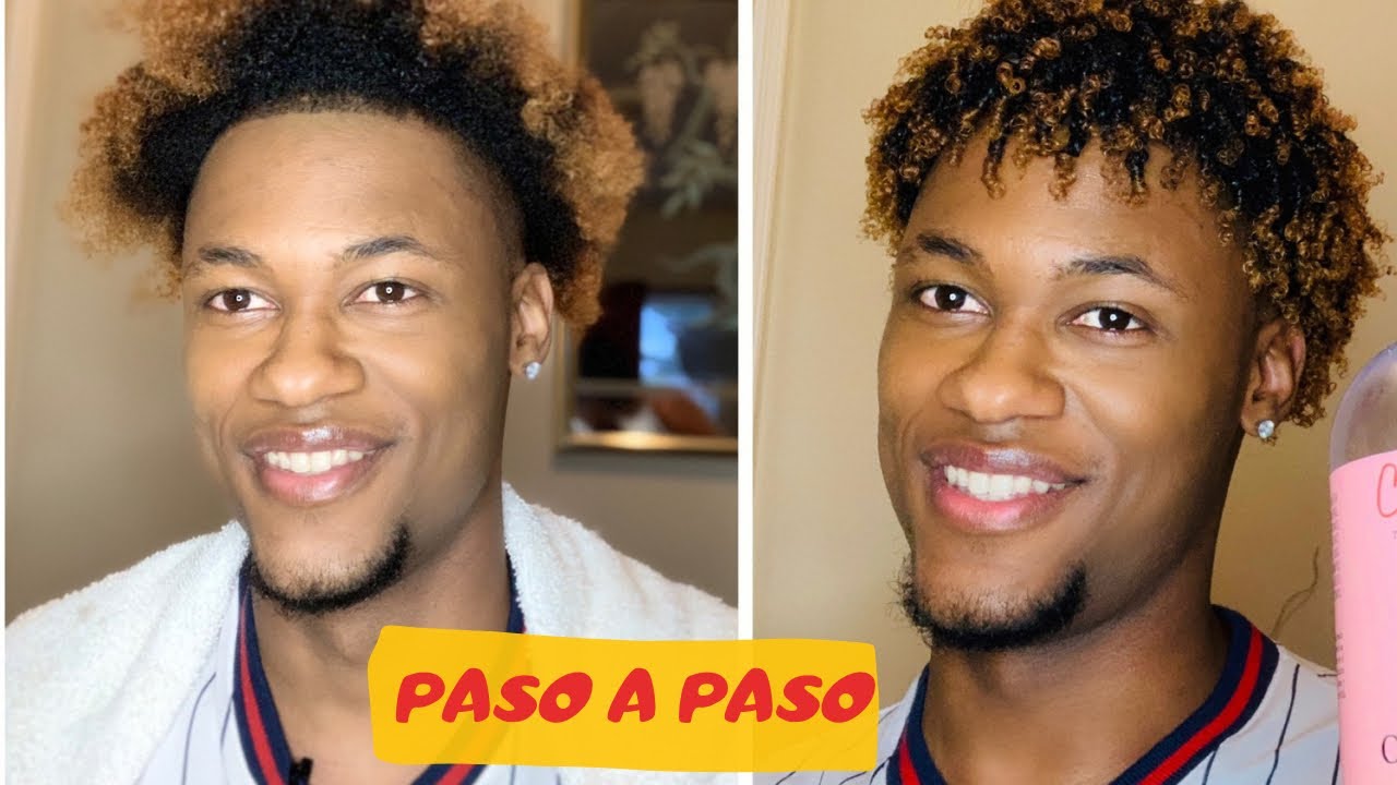 Como Definir Cabello Afro (Hombres)| Define Curls for Men - YouTube