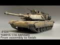 #104[戦車 プラモデル] TAMIYA 1/35 M1A2 ABRAMS TANK MODEL -From assembly to finish　タミヤ 1/35 エイブラムス 組立から仕上げまで