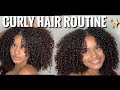 MY SUPER DEFINED CURLY HAIR ROUTINE 2020 !! | Diffusing Hair Types 3B/3C