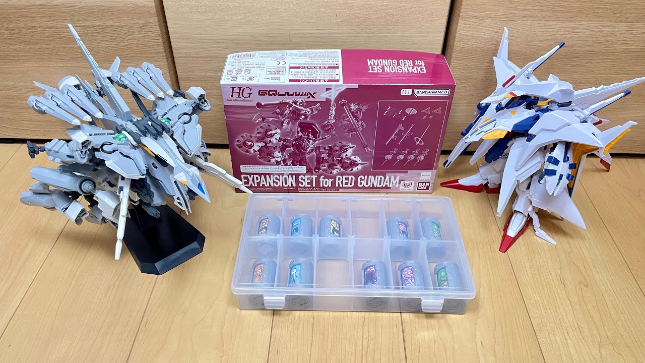 水曜玩具雑談LIVE】GW最終日！？GQuuuuuuX赤いガンダム拡張セット組み