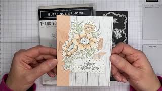 Stampin’ Up! Blessings Of Home Mother’s Day Card Tutorial screenshot 2