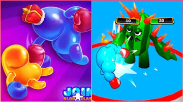 Max Levels Join Blob Clash 3D Vs Punchy Race 3D😍😋😂😍All New Max Update Mobile Gameplay WE21