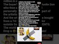 🍌Someone Paid $6.2 Million For A Banana Taped To A Wall, Then Ate It! #viral #comedy #trending