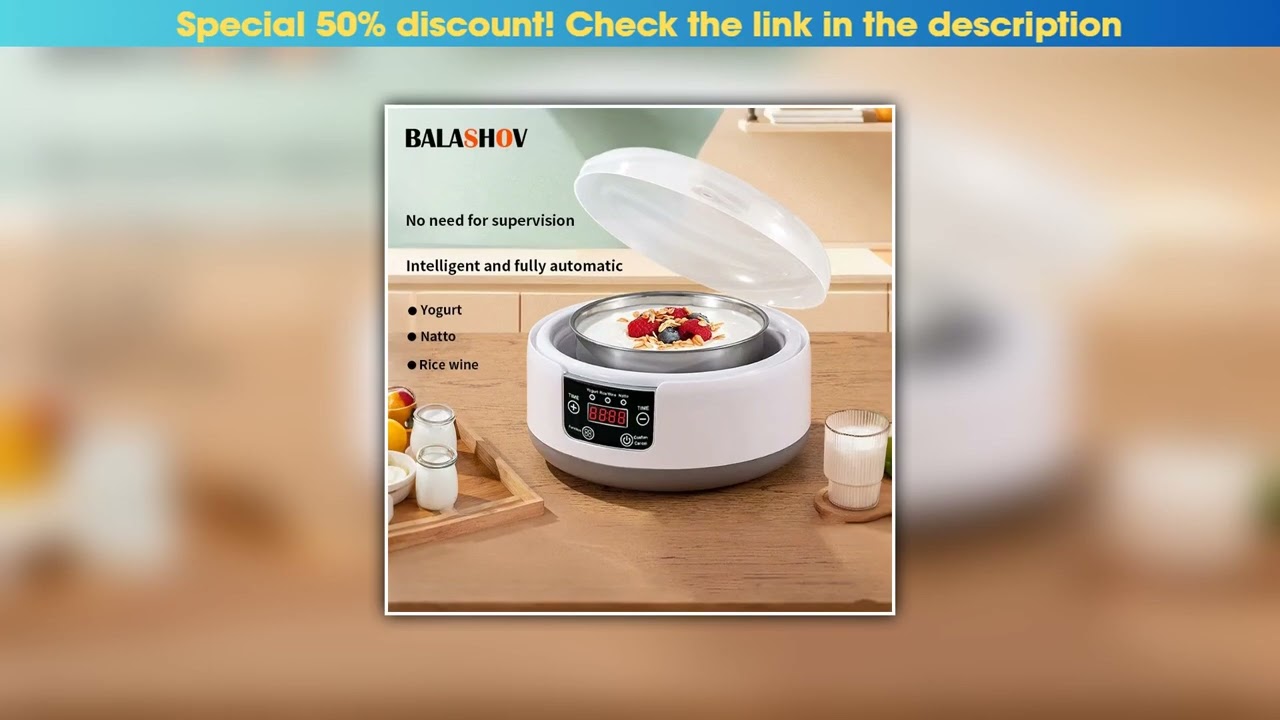 Exclusive 110V/220V Electric Mini Yogurt Maker Automatic Household Rice Wine Maker DIY Yogurt Machi
