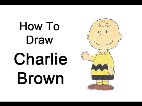 How to Draw Charlie Brown - YouTube.