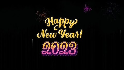 Creating firework animation as New year 2023 theme using HTML and CSS