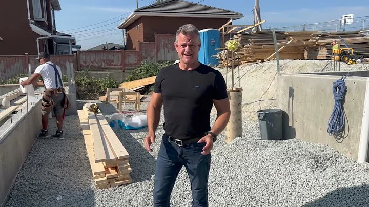 Crushed Rock backfill Around Foundation