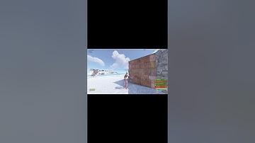 hacker climbing up walls on werewolf gaming #rust #rustclips  #rustconsole #rustshorts #rustclips