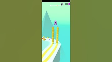 Stack Surf 🏄‍♂️ 3D Game. All New Level Gameplay Walk-through #gaming #games  #shorts #stacksurf3d