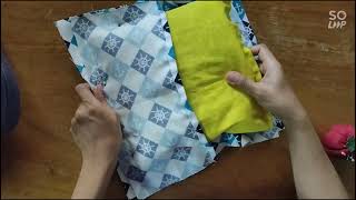 Shredded Paper Pillow - Recycling Project